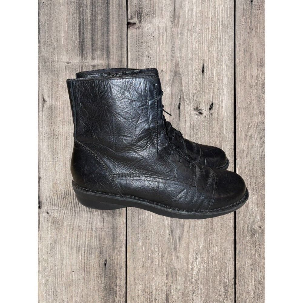 Clarks Black Lace Up Boots